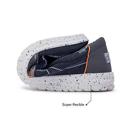 Hey Dude Women's Mikka Hawk Blue Horizon Size 11 | Women’s Loafers | Women’s Slip On Shoes | Comfortable & Light-Weight #TOP4