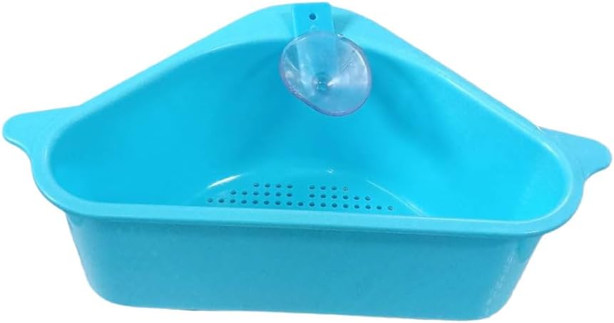ENSETE Triangular Multi-Functional Drainer Shelf – Sink Storage Holder for Dishes, Utensils, and Cleaning Tools