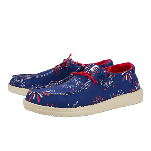 HEYDUDE Men's Patriotic Wendy Fireworks4