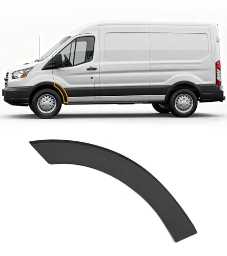 Front Driver Side Fender Trim Compatible with 2015-2023 Ford Transit 150 250 350 350HD Front Left Door Molding Fender Flares BK3Z61278L01AA