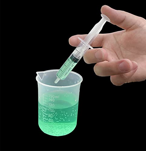 5ml Syringe for Liquid, Oral, Scientific Labs, Measurement, Dispensing, with Cap- 3 Pack 5ml Syringes