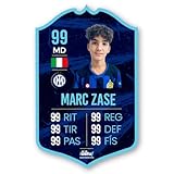 LASTUF Carta de Futbol Personalizada | Regalo Personalizado para futbolistas | Tarjeta FIFA | FUT Card Card | Regalo de Futbol para Todas Las Edades (Azul, 40x60 cm)