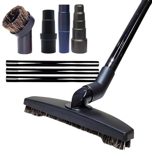 for Shark Navigator NV360 NV356E NV352 NV350 NV355 Vacuum: Hardwood Floor Brush Head, Horsehair Dust Brush Attachment plus Vacuum Extension Wands (for Shark Navigator NV360 NV356E NV352 NV350 NV355) by GHAMADE - Used condition - US$23.70