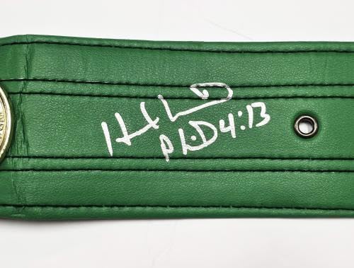 Mike Tyson & Evander Holyfield Autographed WBC World Championship Boxing Belt JSA QR Stock #239483 - Autographed Boxing Championship Belts