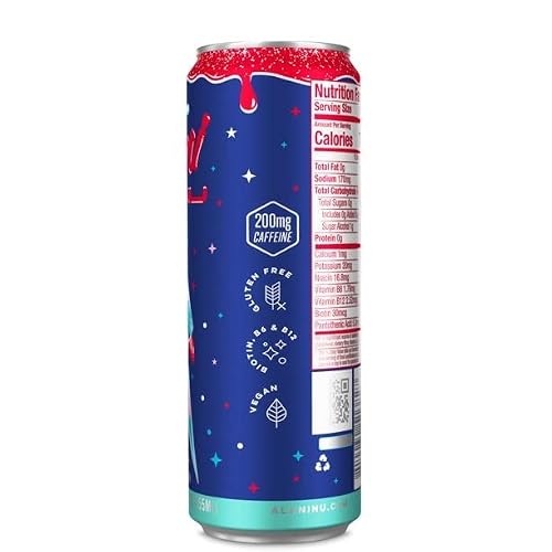Alani Nu Energy Drinks 6 Cans Sugar Free 200Mg Of Caffeine B Vitamins 12 Fluid Ounce Cans (Rocket Pop) #TOP2