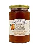 Plattner confettura di albicocche originali della Val Venosta, vasetto da 330 gr. Frutta utilizzata 71%.