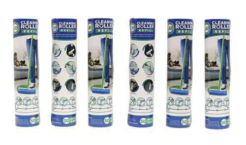 Leo Cleaning Lint Roller Refill (6 Packs 300 Sheets) For Pet's Hairs Lint Remover & Household Cleaning Great For Dog And Cat Hair Suitable For Most Large Lint Rollers, Mega Rollers, 10In Wide Rollers #TOP3