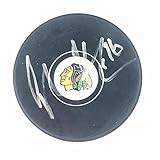 JUJHAR KHAIRA signed Hockey Puck PSA/DNA Chicago hawks Autographed - Autographed NHL Pucks