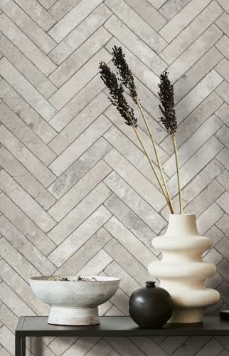 marburg Carta da parati in tessuto non tessuto, effetto pietra, moderna, naturale, per soggiorno, camera da letto, made in Germany, 10,05 x 0,53 m