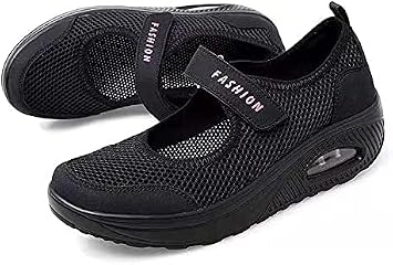 QVC-Clark Orthopedic Women's Working Nurse Shoes (Black,4)