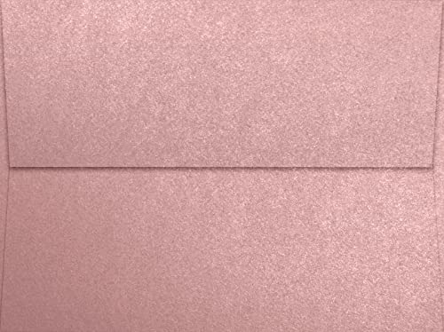 LUXPaper A7 Invitation Envelopes | Peel & Press | 5 1/4" x 7 1/4" | Misty Rose Metallic - Sirio Pearl | 84lb. Text | 50 Qty - Thumbnail 2