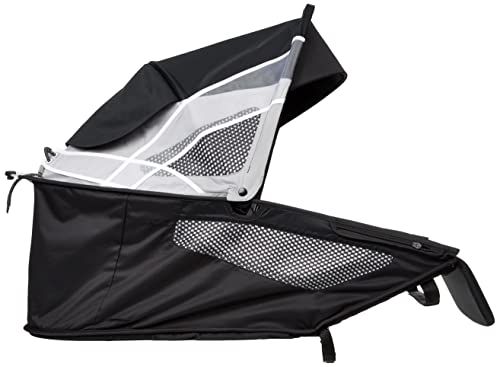 CYBEX AVI Jogging Stroller Seat Pack (Frame not Included),Compact Fold for Storage,Height-Adjustable Handlebar,One-Handed Steering,Rear-Wheel Suspension & Handbrake,For Infants 9 months+,All Black