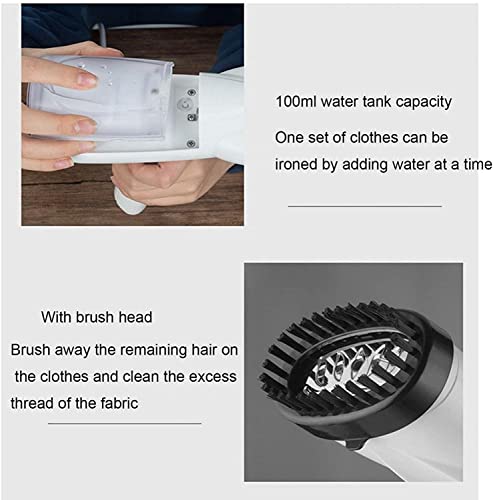 Mxjcc Steamer For Clothes, Handheld Garment Steamers 800W Portable Clothing Steam Iron100Ml 30S Fast Heat-Up Continuous Steam Mini Travel Fabric Folds Removal Steamer #TOP2