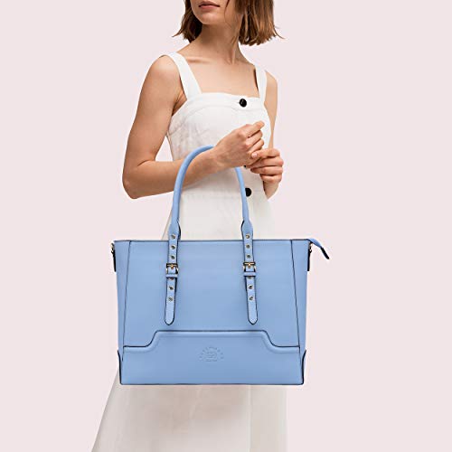 Laptop Tote Bag for Women, 17 Inch Computer Bag Business Office Briefcase Large Capacity Handbag Shoulder Bag Professional Office Work Bag