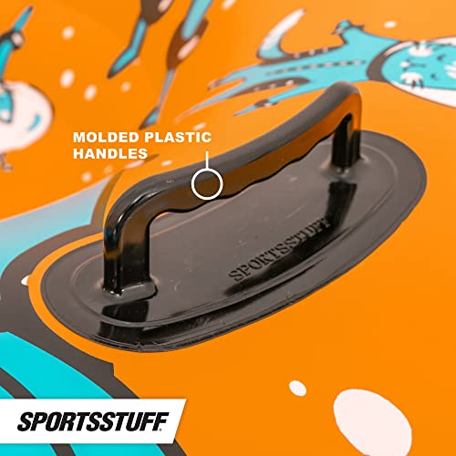 Sportsstuff Space Cat Inflatable Snow Sled With Handles - 78" Double #TOP4