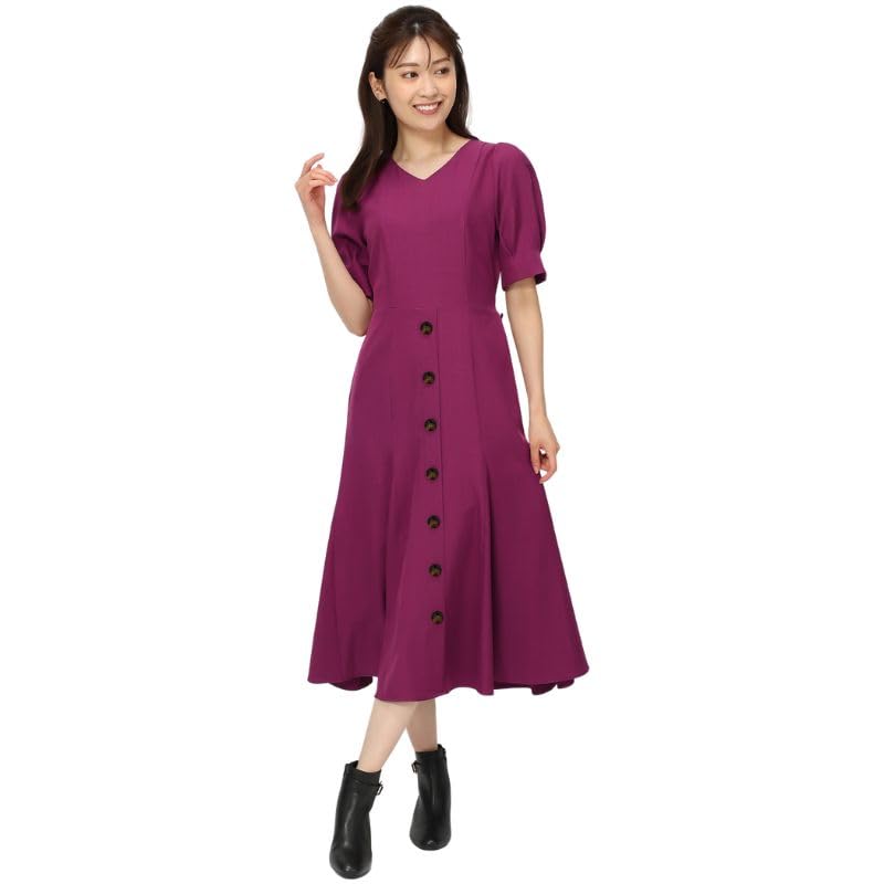 Amazon.co.jp: [ミッシュマッシュ] ワンピース カラーAライン