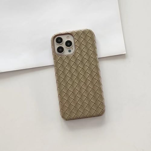 Étui en cuir tressé i7 8 SE, coque rigide contre les rayures de clés