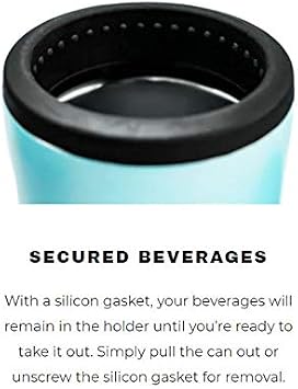K-OG Double-Walled Stainless Steel Insulated Can Cooler for 12 Oz Slim Cans (Lavender)