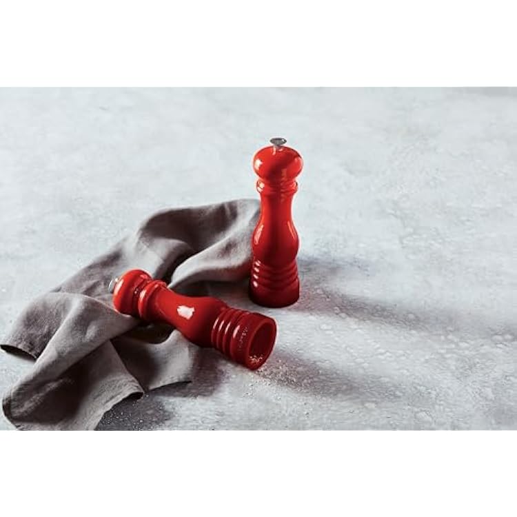 Le Creuset Salt and Pepper Mill Set 8-Inch, White