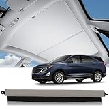SCITOO Retractable Sunroof Sunshade Shade Curtain Cover 2018-2023 for GMC Terrain + for Chevrolet Equinox Accessories Replacement for 84221481, UV and Heat Protection