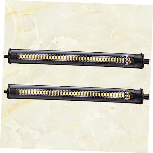 SHERCHPRY 2Pcs Motocicleta LED Luzes De Condução Indicador Universal LED Luzes Da Placa De Licença M