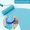 Paint Roller Cleaner, Paint Removal Scraping Paint Roller Cleaning Tool, Fits Most Paint Rollers, Blue, 2 Pcs