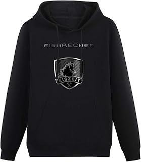LAMEI Lightweight Hoodie Eisbrecher Eiszeit Cotton Blend Sweatshirts black L