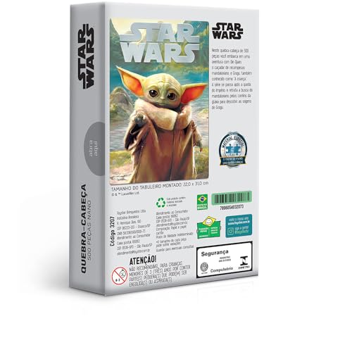 Grogu - Quebra-cabeça 500 peças nano, Game Office, Toyster brinquedos