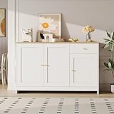 Fppuueg Aparador de Cocina Aparadores para Salon con Cajón y Almacenaje,...