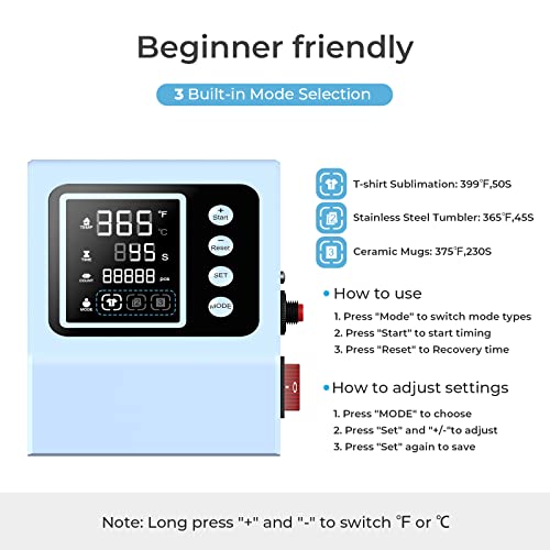 Enjoycolor 5IN1 - 15X15 Pro 15X15 Heat Press thumb #6