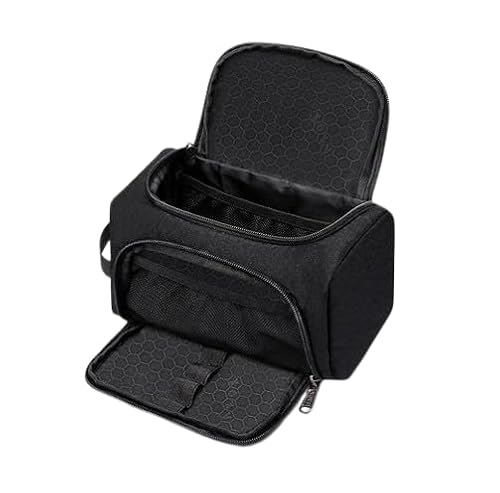 XQXA Estuche organizador de lápices de gran capacidad, estuche multifuncional con compartimentos, bolsa grande para lápices para oficina, escuela, viajes, hombres, mujeres y adultos (negro)