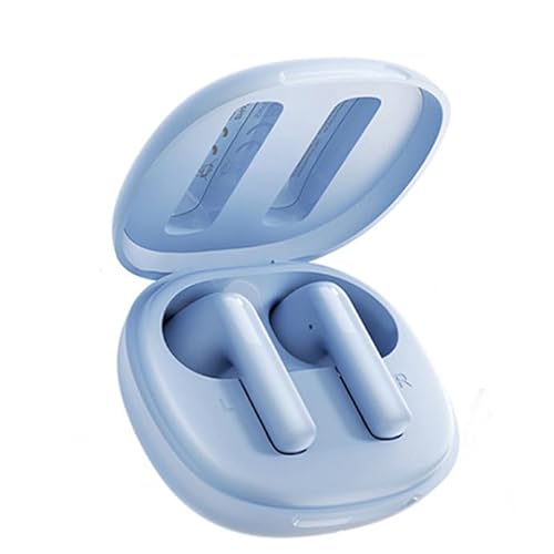 QCY AilyBuds E10 Auriculares Bluetooth HiRes LDAC - Dual Device - Modo gaming 4 Mics ENC Auriculares in-ear Azul