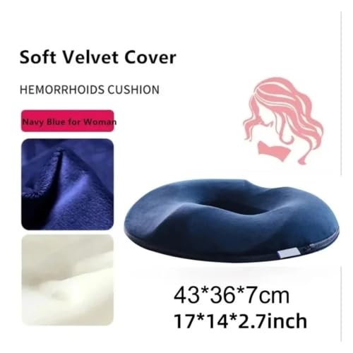 Coussin beignet ergonomique en mousse premium pour assise prolongée