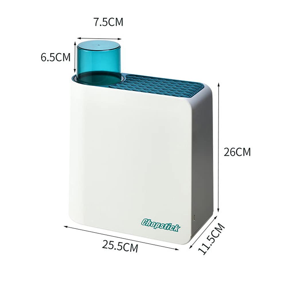 Bloque de cuchillos universal con Estantería utensilios - Portacuchillos de desinfección - Caja de esterilización UV-Almacenamiento de cocina