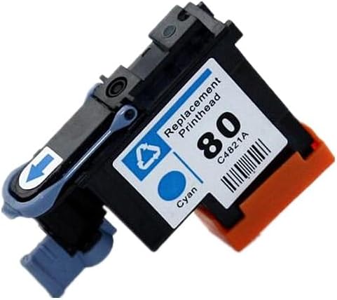 OEM C4820A C4821A C4822A C4823A printhead for HP80 Designjet 1000 1050c 1055 Ink Cartridge Print for H-P 80 Cartridge(Color:1set 4Colors), Glintique-001