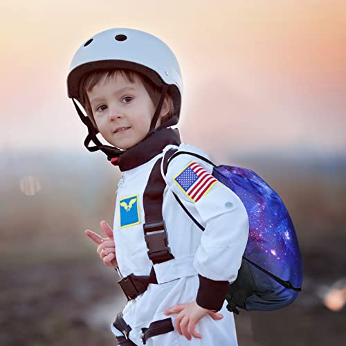 Lothee 48 Pack Drawstring Backpack Galaxy Party Favor Bags Space Starry Night Sky Backpack Space Theme Goodie Bag for Events Celebrations Universe Pattern Treat Candy Pouch for Guests by Lothee - Image 2