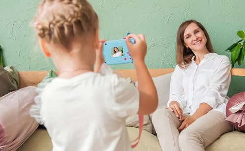 eKids Disney Stitch Appareil Photo numérique 2 Mpx, écran de 2 Pouces, Carte SD de 512 Mo, 5 Jeux Inclus, Bleu – vue 3