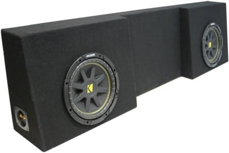 American Sound Connection TRUCK572X10 Custom Dual 10" Truck Box w/Console and 43C104 10" Subwoofer Single 4 Ohm 150 Watts