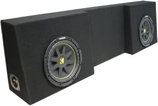 American Sound Connection TRUCK572X10 Custom Dual 10" Truck Box w/Console and 43C104 10" Subwoofer Single 4 Ohm 150 Watts