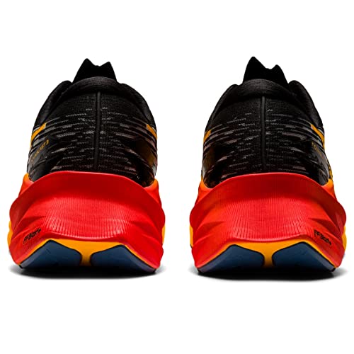 Asics Men's Novablast 3 Running Shoes, 10.5, Black/Amber #TOP4
