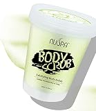 Nuspa Avocado Body Scrub, Natural Moisturizing and Exfoliating Body Wash For Body, Face, Hand, Foot