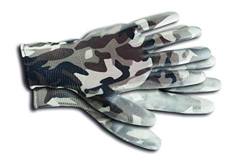 KIXX Nylon/Polyurethan Handschuh Camouflage, Weiß, 9