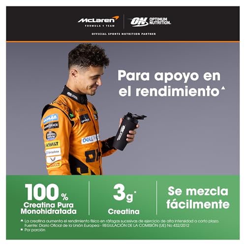 Miniatura 3 de Optimum Nutrition Creatina Monohidrato Micronizada en Polvo, 634g | Sin Sabor,186 Porciones,Suplemento para Favorece la Fuerza y la Potencia Muscular, Pre y Post-Entrenamiento