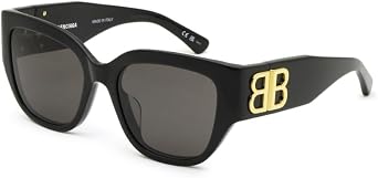 Balenciaga Sunglasses BB 0323 SK- 002 Black/Grey