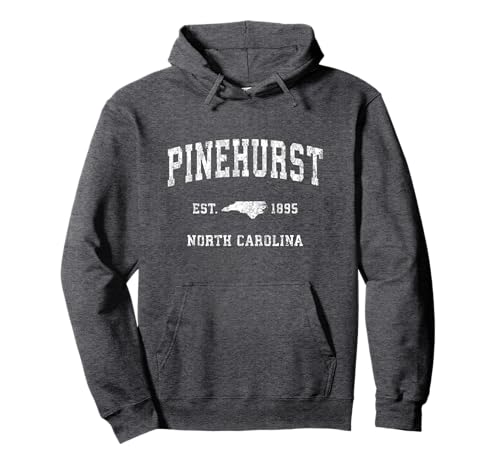 Pinehurst NC Vintage Athletic Hoodie