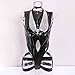 Mzkdieey Womens One-piece Metallic PVC Leather Halter Neck Cut Out Leotard Shiny Bodysuit Sexy Jumpsuit Club Nightwear