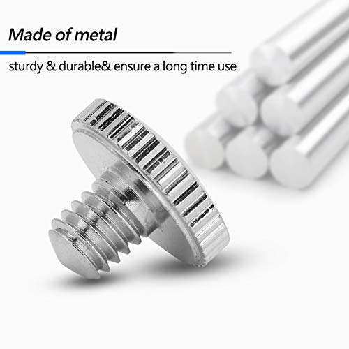 5 Pcs Trumpet Screws, Metal Trumpet Slide Finger Ring Screws Buttom Piston Valve Screw Replacement for Trumpet Replacement Instrument Accessory