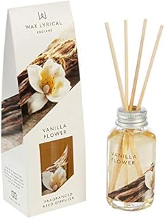 Wax Lyrical WLE3207 Small Wax Fill Candle Vanilla Flower Bun ,Silver, Time Approx 35 Hours Jar