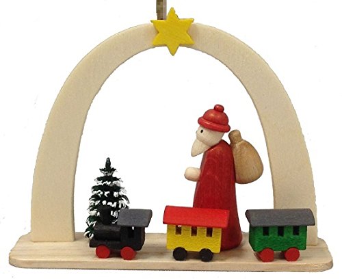 Amazon.co.jp: Santa with Toy Train German木製クリスマスアーチ