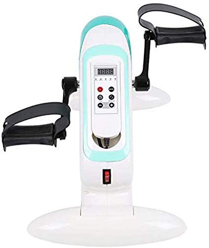 KLYDBMYT Bicicleta estática portátil eléctrica para ejercitar Brazos y piernas, Ideal para Personas Mayores. También Sirve como ejercitador de piernas para rehabilitación.